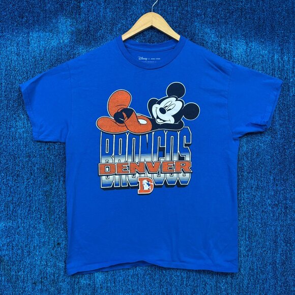 Disney x NFL AFC Denver Broncos T-Shirt Size Medium - Picture 1 of 4